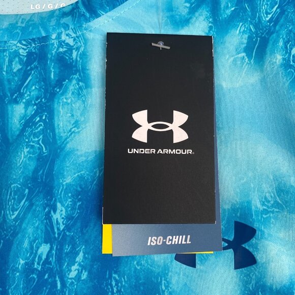 Under Armour Men's Fishing Long‎ Sleeve Tee.Blue, Loose Fit. Lightweight. Large - Picture 8 of 12